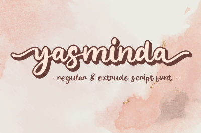 Yasminda - Layered Script Font