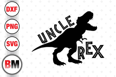 Uncle T Rex SVG, PNG, DXF Files