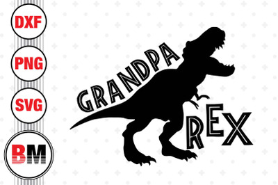 Grandpa T Rex SVG, PNG, DXF Files