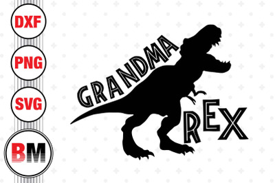 Grandma T Rex SVG, PNG, DXF Files