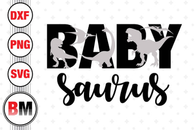 Baby Saurus SVG, PNG, DXF Files
