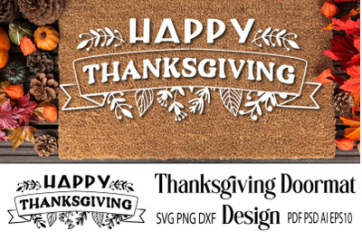 Doormat Sign SVG. Thanksgiving Doormat SVG. Farmhouse Sign.