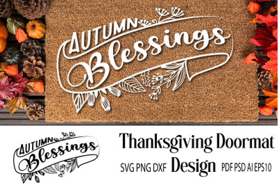 Doormat SVG. Thanksgiving Doormat. Farmhouse Sign.