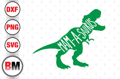 Mam A Saurus SVG&2C; PNG&2C; DXF Files