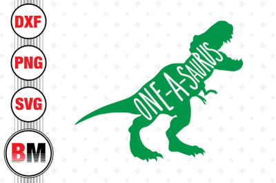 One A Saurus SVG, PNG, DXF Files