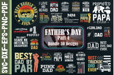 Father Bundle. 30 Designs. Part 4