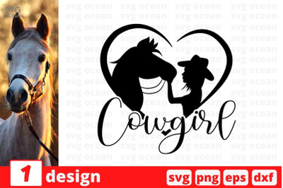 Cowgirl SVG Cut File