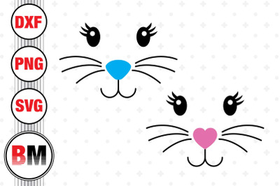 Easter Face SVG&2C; PNG&2C; DXF Files