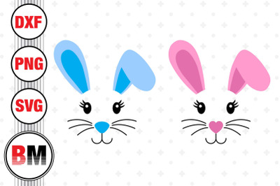 Easter Face SVG&2C; PNG&2C; DXF Files