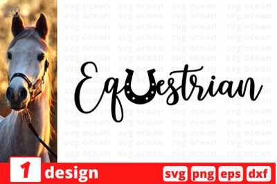 Equestrian SVG Cut File