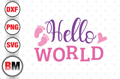 Hello World SVG&2C; PNG&2C; DXF Files