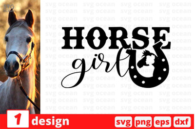 Horse girl SVG Cut File