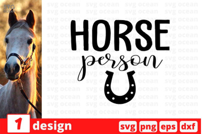 Horse person SVG Cut File