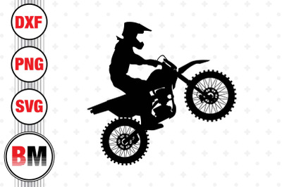 Motocross SVG&2C; PNG&2C; DXF Files