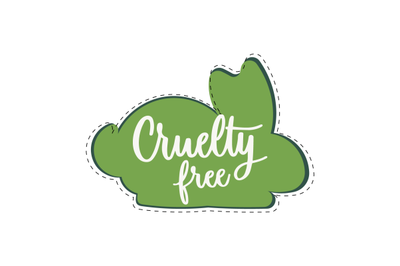 Cruelty free mark icon. Vector symbol product