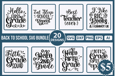 Back to school svg bundle svg cut file