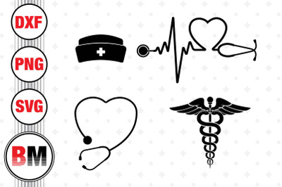 Nurse Icon SVG&2C; PNG&2C; DXF Files