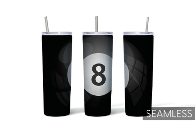 Billiard ball Tumbler Sublimation