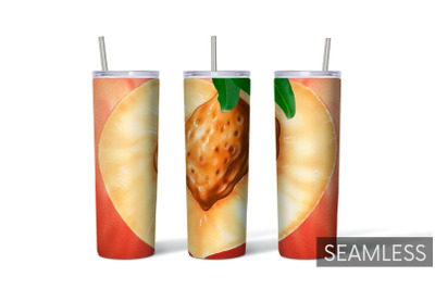 Peach Tumbler Sublimation