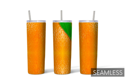 Orange Tumbler Sublimation