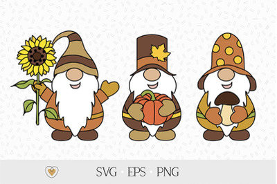 Fall gnomes svg, Autumn gnomes svg, Thanksgiving svg
