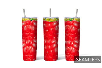 Raspberries Tumbler Sublimation