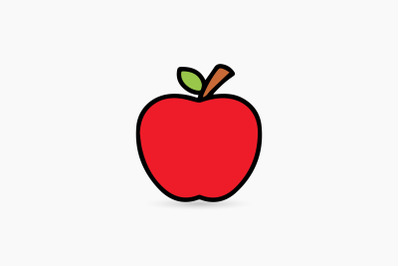 Fruit icon vector colorful illustration design