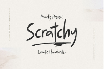 Scratchy Erratic Handwritten