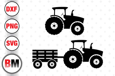 Tractor SVG, PNG, DXF Files