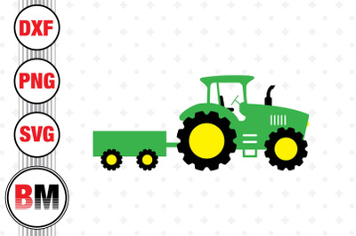 Tractor SVG&2C; PNG&2C; DXF Files