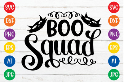 Boo squad3 svg cut file