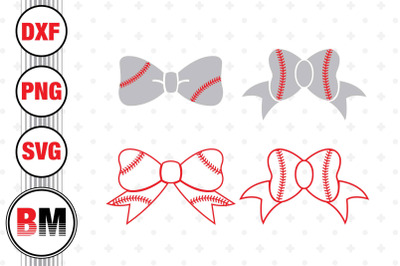 Bow Baseball SVG&2C; PNG&2C; DXF Files