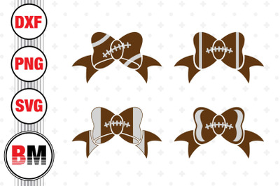 Bow Football SVG, PNG, DXF Files