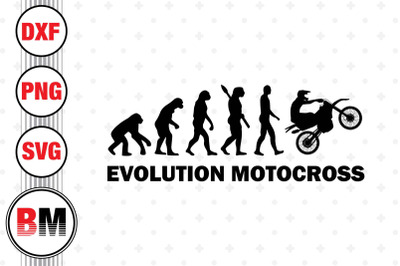 Evoluton Motocross SVG, PNG, DXF Files