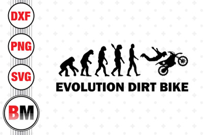 Evoluton Dirt Bike SVG, PNG, DXF Files