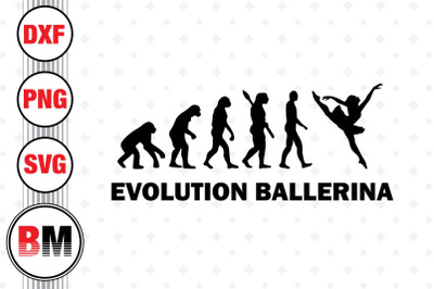 Evolution Ballerina SVG&2C; PNG&2C; DXF Files