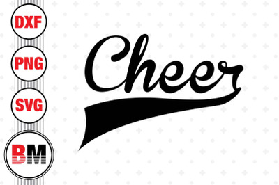 Cheer SVG&2C; PNG&2C; DXF Files