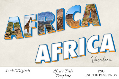 Africa Title Template