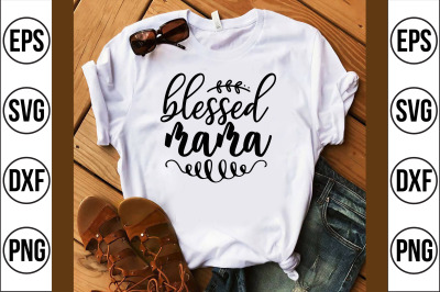 blessed mama svg cut file