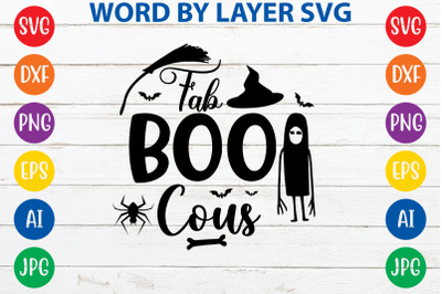 Fab boo cous svg cut file