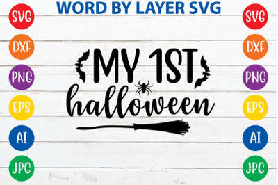 my 1st Halloween svg cut file