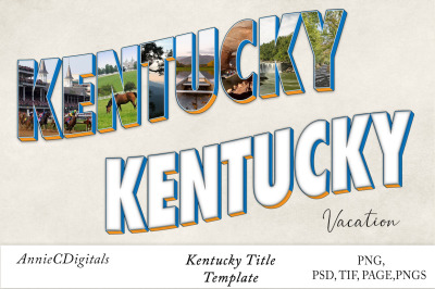 Kentucky Photo Title &amp; Template