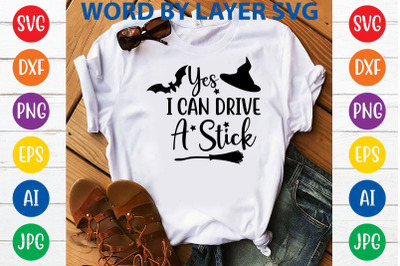 yes i can drive a stick svg cut file