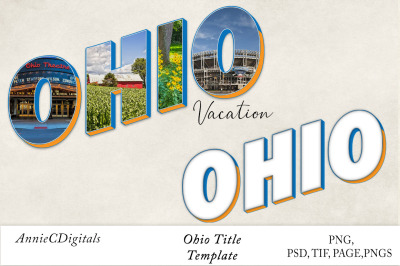 Ohio Photo Title &amp; Template