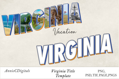 Virginia Photo Title &amp; Template