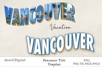 Vancouver Photo Title &amp; Template