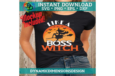 Boss Witch, Witch, Wicked Witch SVG, Witch Club svg, Clipart for Cricu