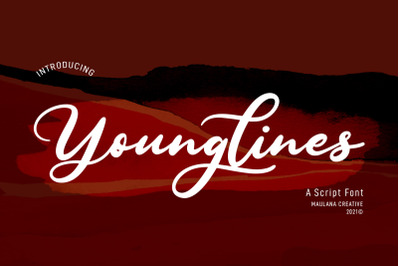 Younglines Script Font