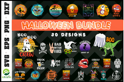 Halloween Bundle SVG Part 1 30 Designs