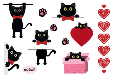 Cute little kittens SVG mini bundle